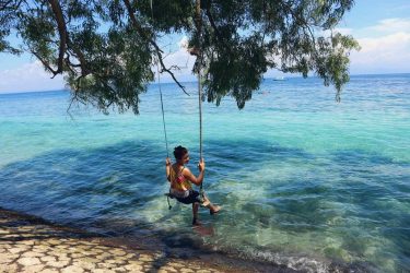 See the line where the sky meets the sea, it calls me, no one…