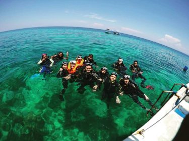 This was my first time to go scuba diving. I’m kinda afraid of the…