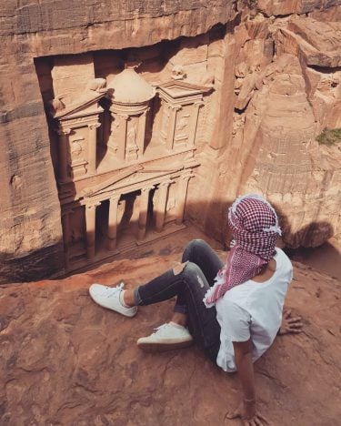 The Treasury #whatafeeling #jordan #petra #7worldwonder #unbelieveable #adreamcametrue #imadeit #indianajones #travelphotography #instagood #instatravel #mytravelgram…