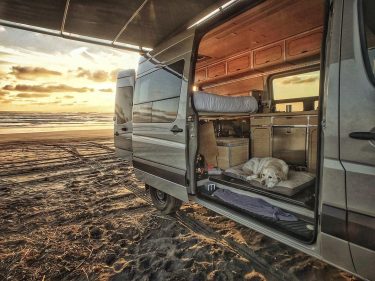 Even the dog seems to be settling into beachtime and relaxing. ???? . We…