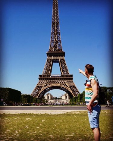 Look there! Champ de Mars, Eiffel Tower. . . . . . . #nomadlife&hellip;