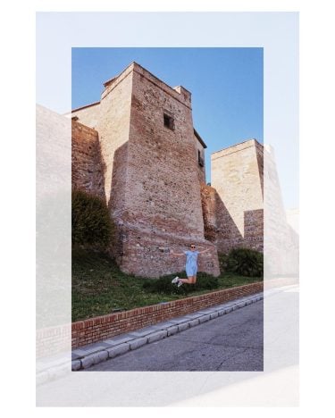 Gibralfaro v Malaze nabízí neskutečné výhledy a taky pěkně kluzkouu cestu Spain = love…