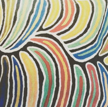 Australian Aboriginal art. And decorating our home, a beautiful cushion cover! .. . .&hellip;