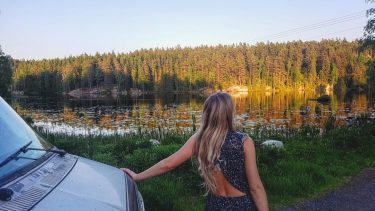 Looking for norwegian crocodiles in this lake we just found ???? . . .…