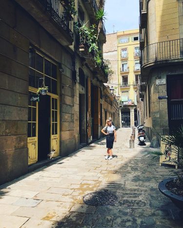 Streets of Barcelona ️ still possible to scape from the tourist crowds • •…