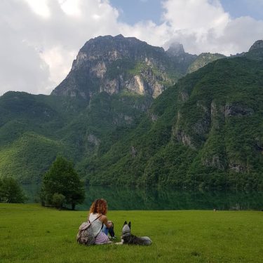 #siberianhusky #huskypuppy #huskygirl #huskyofinstagram #meandyou #iloveyou #huskydog #lagodelmis #sospirolo #mountains #lake #view #landscape #naturephotography…