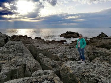 Deep blue sea . #sea #blue #bluesky #seaside #sky #sunset #travelholic #addiction #visiteurope #visititalia…