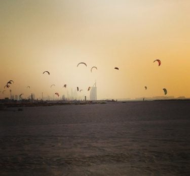 This is the way I like to spend my afternoons. Relaxing on the Jumeirah…