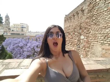 ????????A little over a year ago in Malaga, Spain????????Yes, I know I look like&hellip;