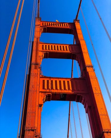 The Golden Gate Bridge is a suspension bridge spanning the Golden Gate, the one-mile-wide…