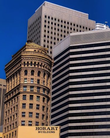The Hobart Building is an office high rise located at 582–592 Market Street, near…
