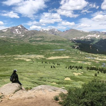 On my way up to my first 14er summit but had to rest and…