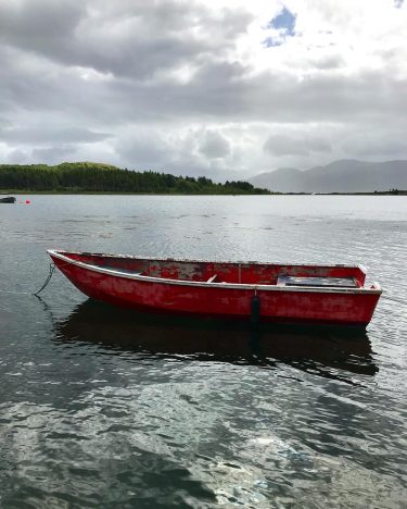 Coffee stop post ferry on the Isle of Skye, maybe this boat should be…