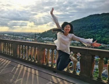 Celebratory jump for completing my degree and receiving my final results Your girl will…