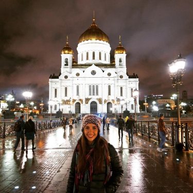 Cathedral of Christ the Saviour. . . . . #cathedralofchristhesaviour #russia #moscow #colorfull #white…
