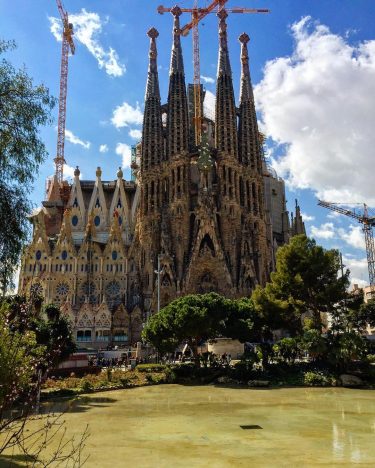Sagrada Família, such a beautiful building. Can’t wait to see what it looks like…