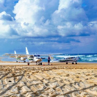 Aircraft on the beach #fraserisland #fraser #queensland #australia #beach #aircraft #airplane #airplanes #runway #sand…