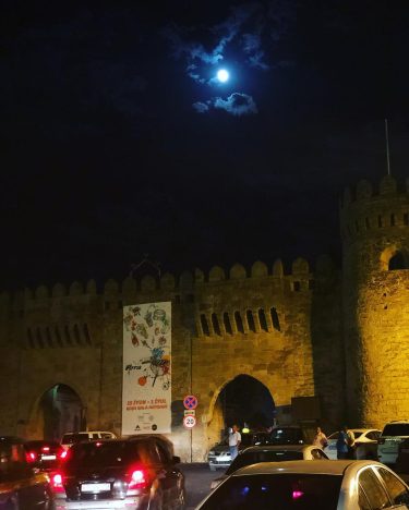 Old City of Baku #castle #moon #azerbaijan #azerbaijani #azerbaijani_gallery #rizwan #travel #travelblogger #travelphotography #travelgram…