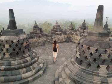 Visiting the biggest Buddhist temple in the world – Borobudur. . . . .…