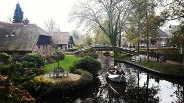 This is not Venice or Amsterdam, this is “Dutch Venice”, a Holland’s water village…