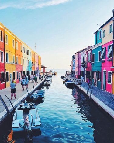 Bye Burano, you were lovely, and we’ll miss you. Now the journey through Italy&hellip;
