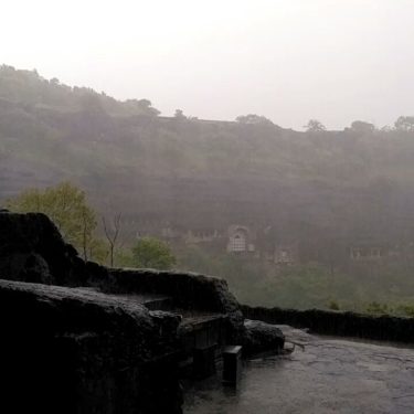 After all day sunshine we got caught in the monsoon rain, the effect was&hellip;