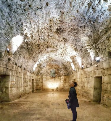 Palacio Diocleciano Foto de la planta baja del gran Palacio del emperador Diocleciano en…