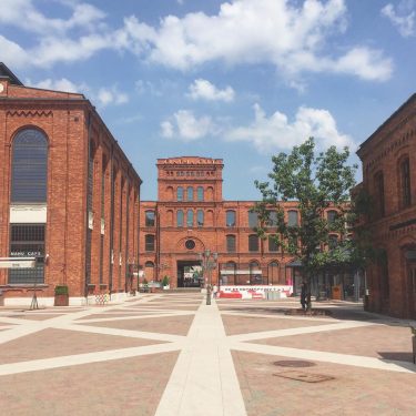 This is Manufaktura in Lodz where today I brunch with the wedding party. They…