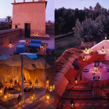 On the fringes of the Moroccan desert, shaded by the palms, lies Dar Ahlam.…