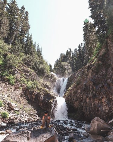 After a 4 mile hike we arrived to this beauty!!! We are not experienced…