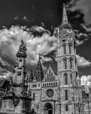 Matthias Church – Roman Catholic church located in Budapest, Hungary, in front of the…