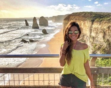 Rayos de sol y la Great Ocean Road!