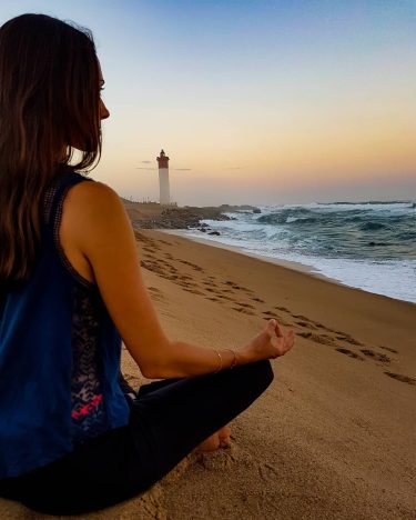 Ending the day by the ocean under the candy cotton sky of Umhlanga. #umhlanga…