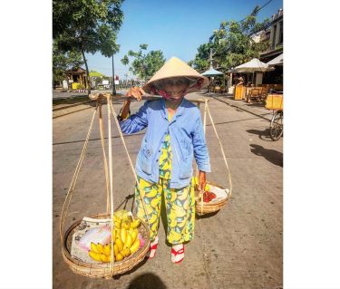 I couldn’t resist to take a photo of this old lady. All she said…