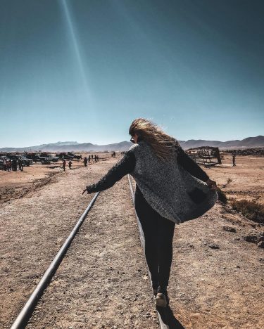 Disfrutando de cada momento y lugar???? Cementerio de trenes, Uyuni #Bolivia #roadtrip #canont6i #bnesimppl