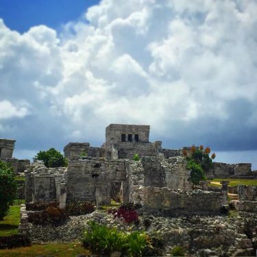 Ancient cities – Display of Power! _____________________________________ _________ #tulum #mayan #mexico???????? #gloomysky #iamtb #sky…