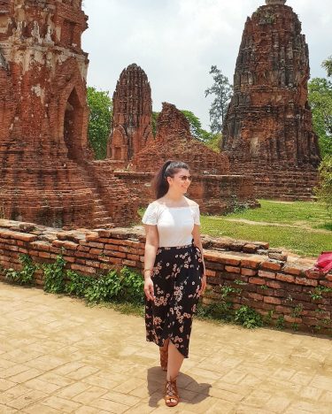 Visiting the amazing temples in Ayutthaya . . . . . . . #thailand…