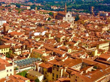 Florence from above flying as a bird Est-ce que vous pouvez voler? #florence #florenceitaly…