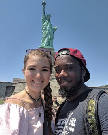 We had to visit the Staue of Liberty in New York! Its was a…