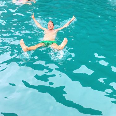 Can’t get enough of these deep blue water lagoons