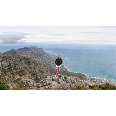 ‘The view I always nicer from the top.’ – – – – #capetown #tablemountain…