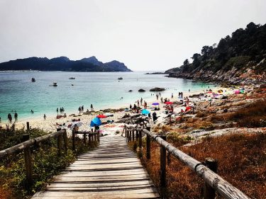 Playa de Nosa Señora, en las islas Cíes, fue lugar de un trágico suceso,&hellip;