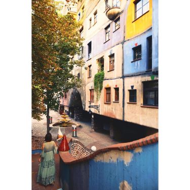 Hundertwasser started as a painter, then turned architect. Designing his house he made all…