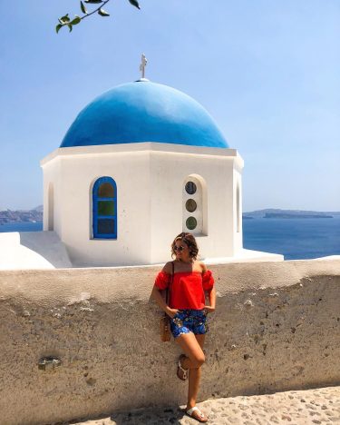 Bitti mi sandınız? #love #blue #mydream #santorini #oia #holiday #holiday #iamtb #TravelRepost #greece #vacation…