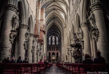 Quiet. . . . Quiet spaces make the most noise – Mostly empty pews…