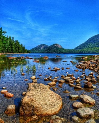 Obligatory #jordanpond shot from #acadianationalpark – but I can see why it’s so obligatory.…