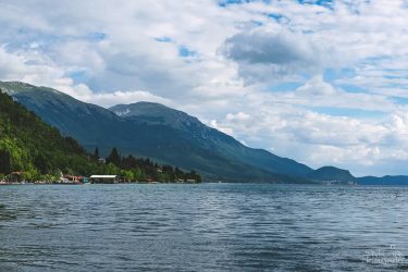The view we had over Lake Ohrid, as seen from hotel tourist’s upper…