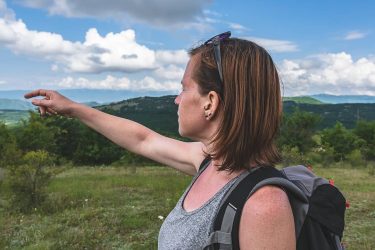 During a hike in the Macedonian mountains we had this “Look, I can…