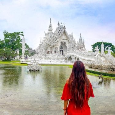 Wat Rong Khun is the most iconic temple in Thailand, thousand of people come…
