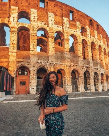 Golden hour at the Colosseum ———————- Rome is incredible. I didn’t realize how expansive…